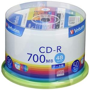 バーベイタムジャパン 1回記録用 CD-R 700MB 50枚 ホワイトプリンタブル 48倍速 SR80FP50V1