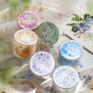 コラージュ 素材 マスキングテープ マステ 花...の詳細画像2