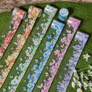 コラージュ 素材 マスキングテープ マステ 花...の詳細画像1