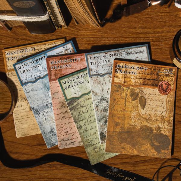 コラージュ 素材 デザイン ペーパー 手紙 英語 英文 楽譜 ジャンクジャーナル アンティーク ヴィ...