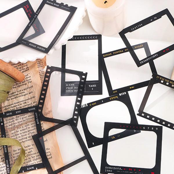 コラージュ 素材 シール カメラ 映画 ネガ フィルム ムービー ジャンクジャーナル アンティーク ...