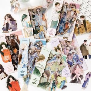 人物ステッカー、コラージュ素材まとめ売り 人物ステッカー コラージュ素材まとめ売り 超大量シール ②