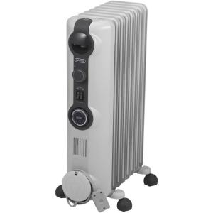 美品 デロンギ オイルヒーター  ゼロ風暖房 ホワイト HJ0812