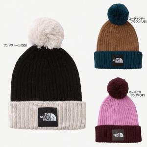 ★期間限定割引　ザ・ノース・フェイス THE NORTH FACE　キッズ　ポンポンカプッチョ　Kids’ Pom Pom Cappucho　ニット帽　23秋冬　NNJ42307　23aw　★4300｜ec-selector