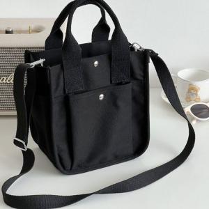 2way 斜めかけ 帆布 ミニトートバッグ キ...の詳細画像3