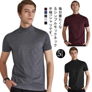 ハミューレ SOLOTEX R使用 半袖モックネックTシャツ HMU-2516 メンズ
