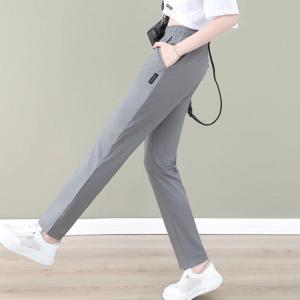 ロングパンツ スポーツウェア 薄手 ストレート...の詳細画像2