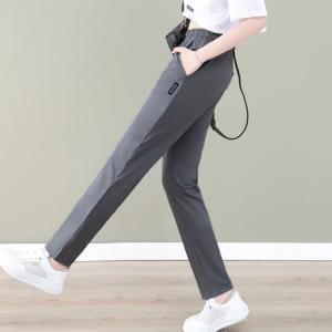 ロングパンツ スポーツウェア 薄手 ストレート...の詳細画像3