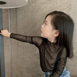 シャツ キッズ服 シアートップス 女の子 シー...の詳細画像1