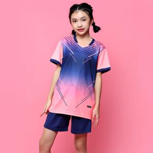 卓球 ユニフォーム 上下セット 半袖 シャツ ...の詳細画像2