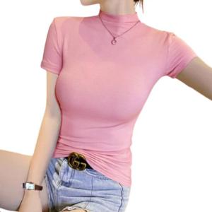 2枚セット ハイネック Tシャツ カットソー ...の詳細画像1