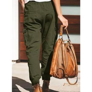 ロングパンツ レディース カーゴパンツ ロング...の詳細画像4