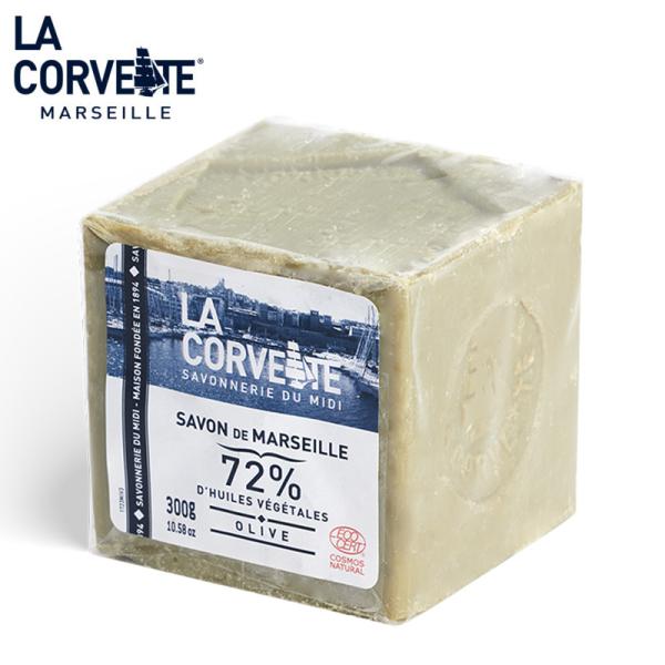 LA CORVETTE ラ・コルベット サボン・ド・マルセイユ オリーブ 300g マルセイユ石鹸 ...