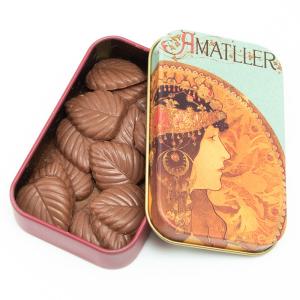 アマリエ ミュシャ缶 リーブスミルクチョコレー...の詳細画像5