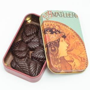 アマリエ ミュシャ缶 リーブスダークチョコレー...の詳細画像5