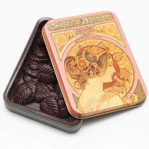 アマリエ ミュシャ缶 リーブスダークチョコレー...の詳細画像2
