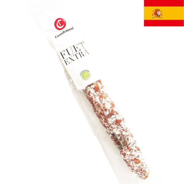 Casademont Fuet Extra カサデモン フエ・エクストラ 160g 白カビ熟成サラミ...