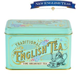 New English Tea ヴィンテージビクトリアン イングリッシュブレックファスト 40袋入り80g ティーバッグ エンボス缶 イギリス土産 英国｜旅行用品専門店 トコープラス