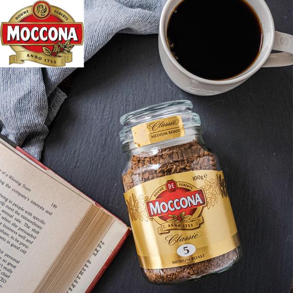MOCCONA モッコナコーヒー クラシックミディアムロースト 100g 高級インスタントコーヒー ...