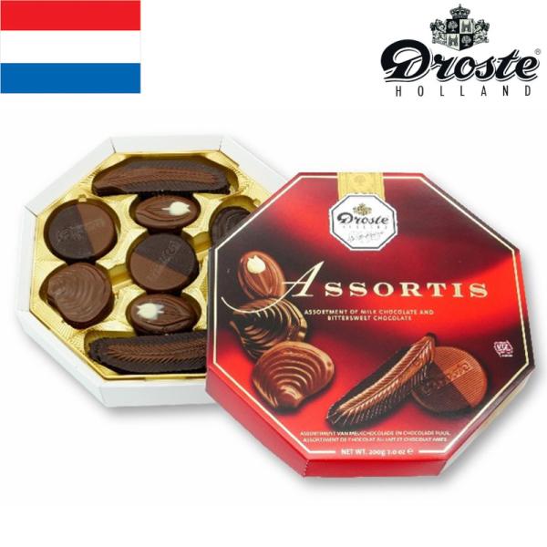 Droste ドロステ チョコレートアソートBOX 200g オランダみやげ オランダ土産 海外おみ...