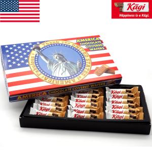 kagi カーギ アメリカデザイン チョコウェハース 115g 18粒入り 個包装 ウエハース チョコレート アメリカみやげ アメリカ土産 夏季クール