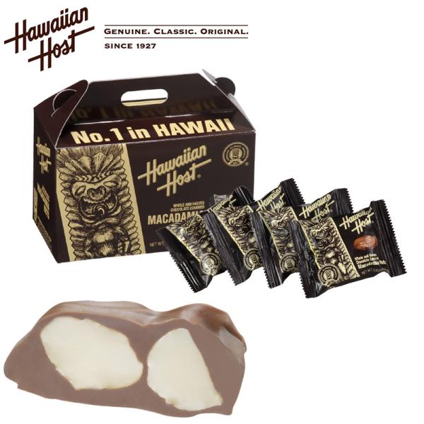 ハワイアンホースト マカデミアナッツチョコレート TIKI BOX 48g(4粒) 個包装 Hawa...