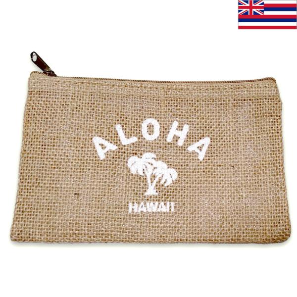 ハワイ ジュートポーチ 3個セット 15×12cm ミニポーチ 小物入れ ハワイみやげ ハワイ土産 ...