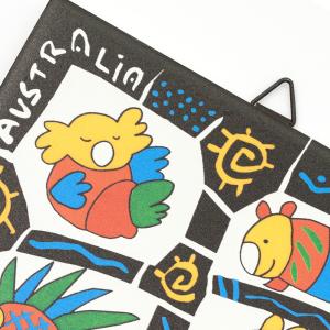 ビバラ鍋敷き オーストラリアモチーフ 15cm...の詳細画像2