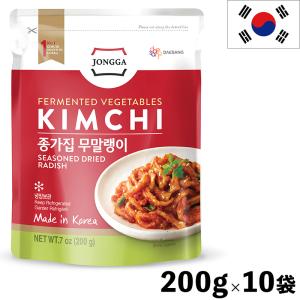 宗家 割干しキムチ 200g×10袋セット 大根キムチ 切り干し大根 切干 韓国みやげ 韓国土産 海外おみやげ 輸入食品 別送 直送｜ec-tokoplus