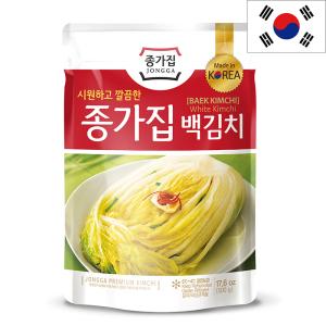 宗家 ペクキムチ 500g×10袋セット 白キムチ 白菜 大根 辛さ控えめ 韓国みやげ 韓国土産 海外おみやげ 輸入食品 別送 直送｜ec-tokoplus