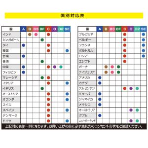 変換プラグ 海外 コンセント 海外対応電源アダ...の詳細画像4