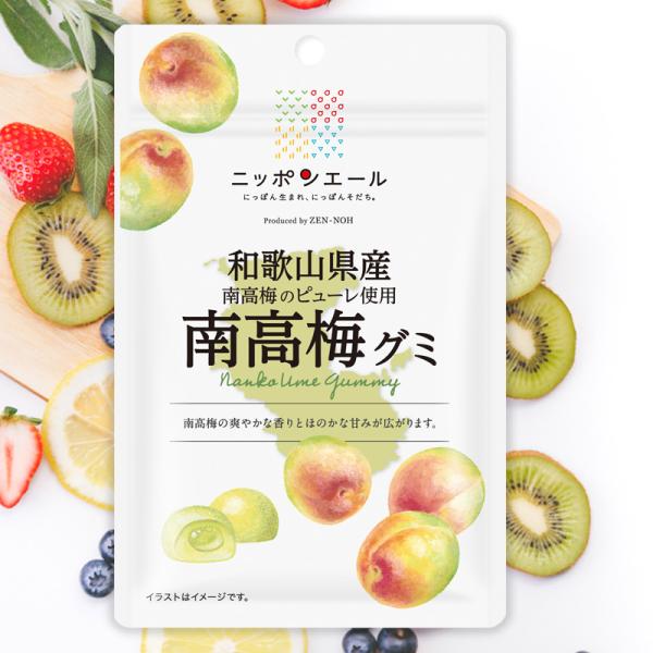 全農 ニッポンエール 和歌山県産南高梅グミ うめ ウメ ご当地グミ お菓子 フルーツグミ 果実グミ ...