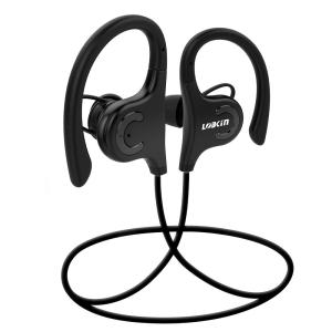 ワイヤレスイヤホン ブルートゥース イヤホン IPX5防水仕様 防汗 耳掛け式 スポーツ ブラック LOBKIN