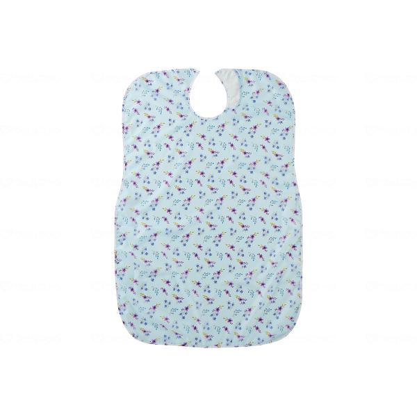 ウェルファン まごころ食事用エプロン/すみれブルー