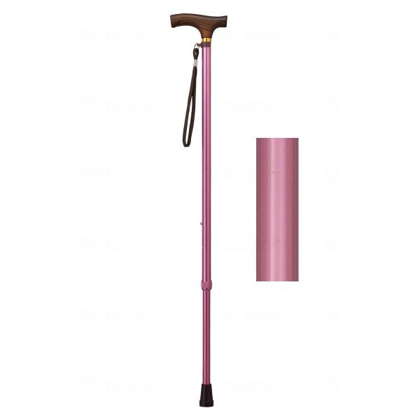 夢ライフステッキ 伸縮型スリムタイプ / 9711 ピンク