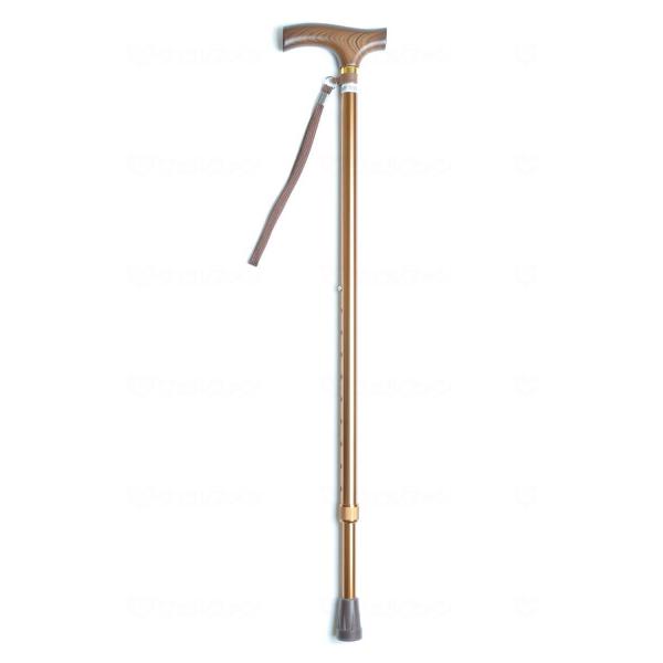 夢ライフステッキ 伸縮型スリムタイプ / 9711 ブラウン