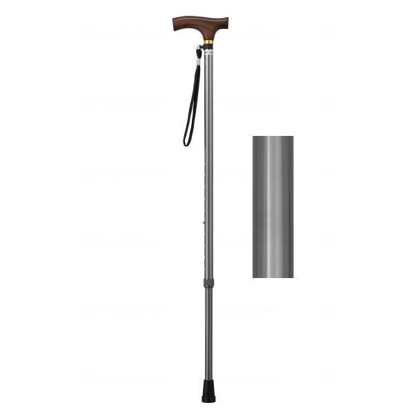 夢ライフステッキ 伸縮型スリムタイプ / 9711 グレー