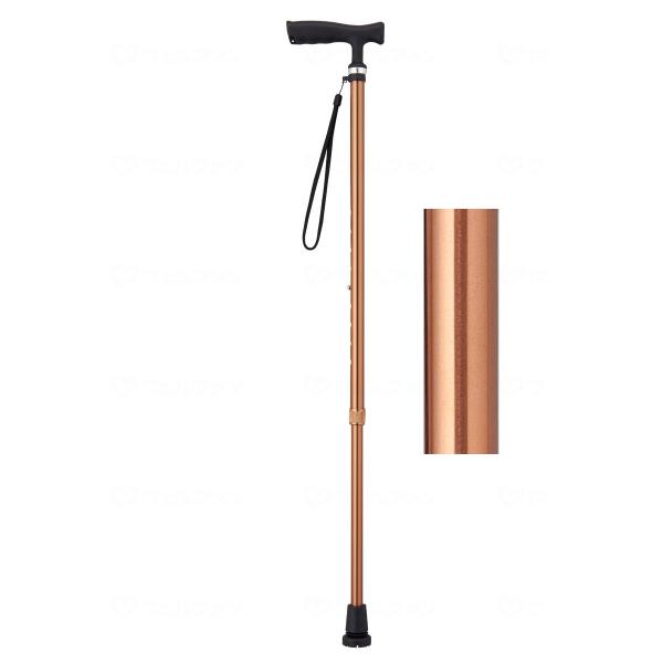 ウェルファン まごころステッキ スリム / 9792 ブラウン