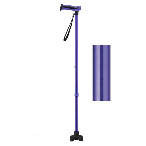 ウェルファン まごころステッキあんしん杖先4点/パープル
