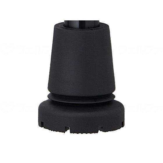 ウェルファン　まごころステッキ替えゴム/ブラック/19mm