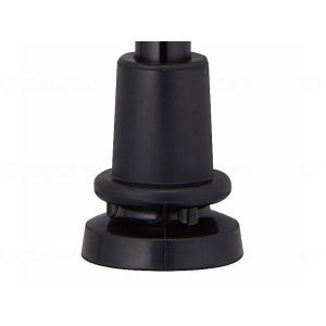 ウェルファン　まごころステッキあんしん杖先シングル替えゴム/ブラック/19mm