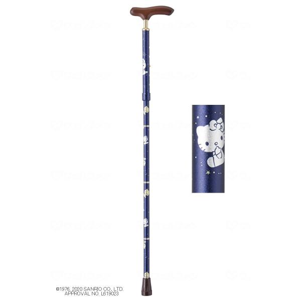 ウェルファン 夢ライフステッキ スリムネック ハローキティ キティちゃん かわいい サンリオ おしゃ...