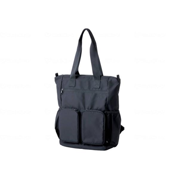 フットマークトート・リュック プラス / 404205 ブラック