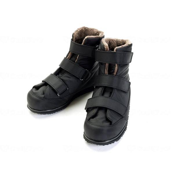 徳武産業 大きく開く防寒ブーツ2 7E 5022 ブラック 両足販売