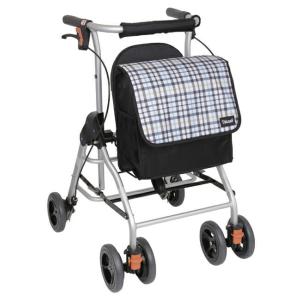 介護用品 歩行器 幸和製作所 テイコブリトルハイ2 / WAW15 チェックブラック