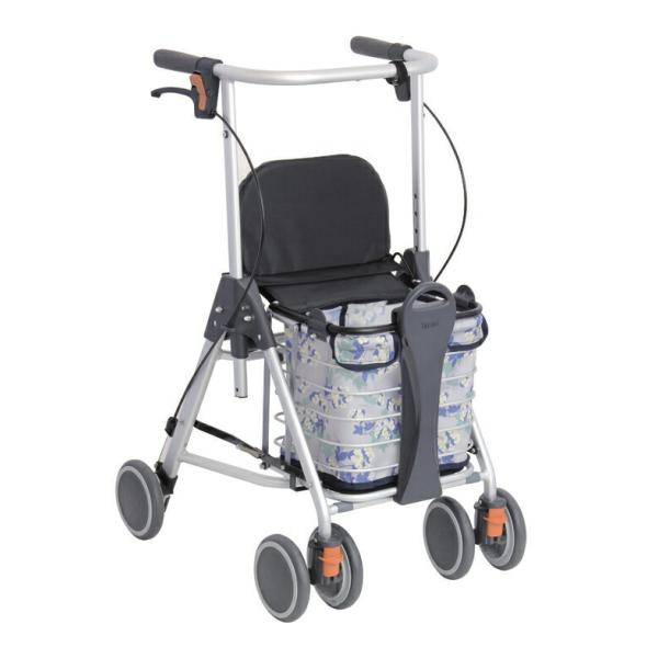 介護用品 歩行器 幸和製作所 テイコブリトルワゴン / WAW07 フラワーアイボリー
