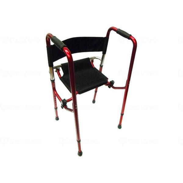 介護用品 歩行器 非課税商品  イーアス Rec01(レックゼロワン) / レッド