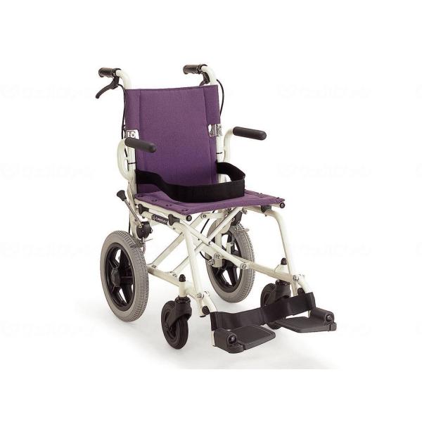 非課税商品 カワムラサイクル 簡易車いす 旅ぐるま KA6 / No.80（プラム） メーカー直送品
