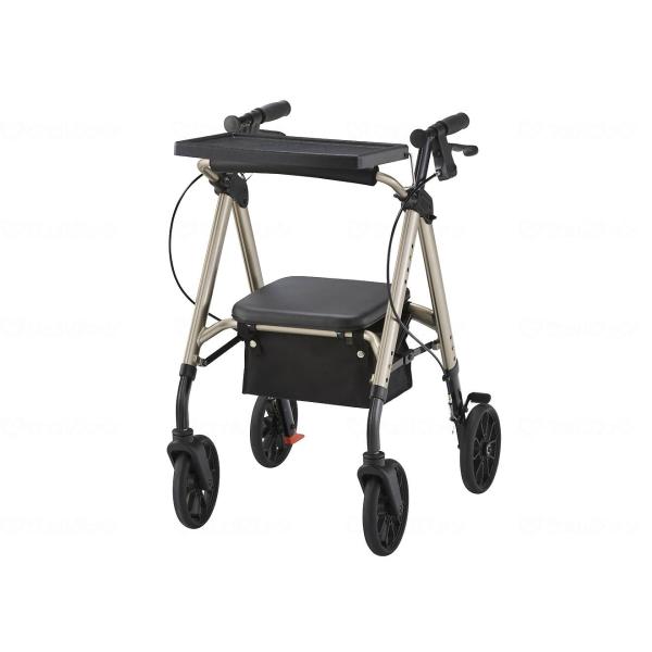 星光医療器製作所 アルコーステラ トレイ付/100662 歩行車　6378/0420