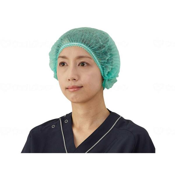 20個セット 竹虎 サージキャップ ジャバラタイプ 076187 グリーン 100枚入 ケース販売